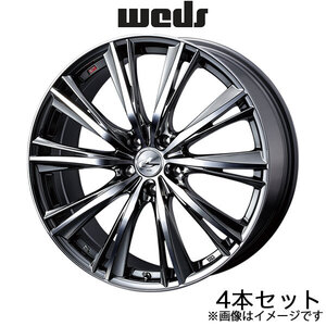 レオニスWX SX4 Sクロス YA22S/YB22S 18インチ アルミホイール 4本 ブラックメタルコート/ミラーカット 0033900 WEDS LEONIS WX