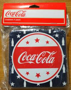 「コカ・コーラ コースター4枚入り」　coca cola/coasters 4 pack