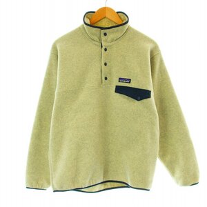 Patagonia 18AW SYNCHILLA SNAP-T PULLOVER シンチラ スナップT プルオーバー フリースジャケット 長袖 S ライトグレー 25450