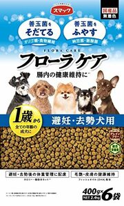 スマック フローラケアDOG グレインフリー 避妊・去勢犬用 2.4kg 白