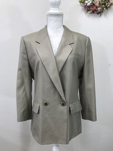 1803　【　DAKS　ダックス　LONDON　】　ブレザージャケット　　サイズ：11AR　　色：ベージュ