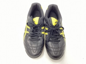 アシックス asics フットサルシューズ 25.5cm ブラック イエロー TST329