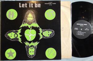  LET IT BE Underground Sounds LP 101 Stereo 　レアなオリジナルインナー！！　ジョンの眼鏡在りバージョン　Get Back 