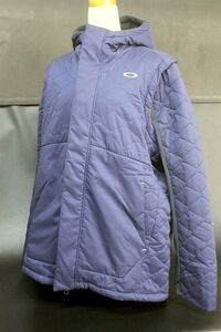 OAKLEY オークリー メンズ 2wayスリーブ 中綿ジャケット パデッドベスト 裏ボア FOA402870/UNEVEN PUFF JACKET 3.0 ネイビー サイズL★