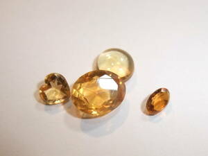 高品質リユースカット シトリンルース 5.15ct 天然石!未使用リユースmix色々在庫宝飾用☆　1　金運財運パワーストーン色々まとめて同梱可