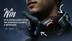 【ラスト１枚】【新品】【未開封】SENNHEISER ゼンハイザー　GSA 10 - SK Gaming　SK Gaming Coverplate　カバー プレート　ヘッドセット