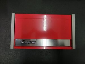 未使用品 スナップオン SNAP-ON マイクロトップチェスト 赤 micro Top Chest ミニチュア 工具箱 小物入 KMC923A 管理No.40118