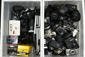 1C-159 カメラ ビデオ 光学機器 まとめて 大量 68個 ※説明欄に内容記載 Canon FUJI Konica PENTAX OLYMPUS MINOLTA 他