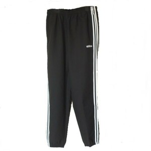 大きいサイズ◆新品未使用◆送料無料◆残1点◆(XO)(2XL)アディダス adidas 黒3stウインドパンツ