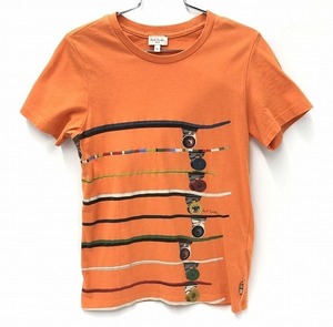 ポールスミス Paul Smith 子供服 キッズ Tシャツ カットソー 半袖 オレンジ系