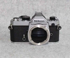 [is446]カメラ Nikon FM ニコン　fm1 シルバー　ボディ　 　silver body　一眼レフ　 camera　