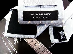 5G0411【超特売】バーバリー【ブラックレーベル】ロゴ入【BURBERRY】ネクタイ★★★