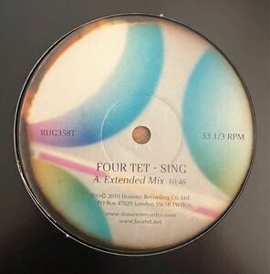 FOUR TET - SING 12インチ Floating Points Remix