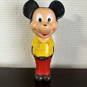 ★アメリカンアンティーク ミッキーマウス懐中電灯　MICKEY MOUSE WALT DISNEY 1970年代　HELM TOY.CORP