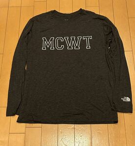 TNF THE NORTH FACE ノースフェイス　 NT11719 L/S RDT WOOL CREW ロングスリーブRDTウールクルー　 サイズM ミックスチャコールグレー