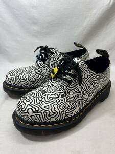 ■ Dr.MARTENS×KEITH HARING ドクターマーチン キース・ヘリング 1461 KH FIG 3ホール シューズ 革靴 UK4 23cm●230523