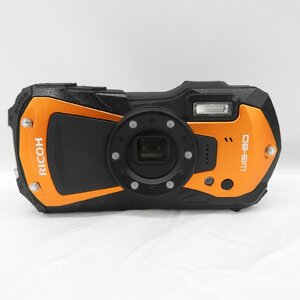 【中古品】RICOH リコー 防水防塵デジタルカメラ WG-80 オレンジ 11584430 0601
