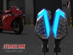 LK5-21BL LED ウインカー ポジション付 GSX250R GSX-R250R GSX-R400R GSX-R750R GSX-R1100R GSX1300R 隼 GSX250S GSX400S 汎用