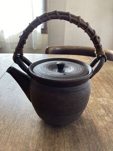 急須 鎌倉器店購入　茶色　作家もの