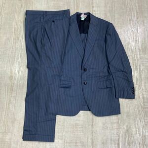 TOMORROWLAND Ermenegildo Zegna 3B Suit Set Up トゥモローランド エルメネジルド ゼニア 生地 段返り 3つボタン ストライプ スーツ 610