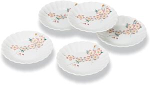 九谷焼！ ☆桜４号皿揃え☆ ＡP7-140 新品 プレート 丼 どんぶり 中皿 中鉢 盛皿 そば 大鉢 反丼 向付 大皿