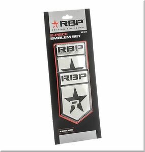 新品★RBP★ステンレスステッカー★汎用品２枚★セコイア・FJクルーザー・ハマーH2・ランクル・プラド等