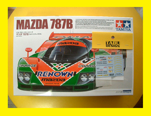 ■1/24 タミヤ マツダ 787B+オプションデカール付き