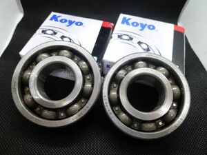 KX250 88-01 Koyo日本製 C3 高品質 高速 クランク ベアリングセット kawasaki純正品番 92045-1183 92045-1370 互換 コンロッド