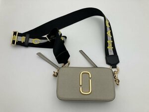 OK-669 ほぼ未使用品 MARC JACOBS マークジェイコブス スナップショット カメラ バッグ ショルダーバッグ 斜め掛け レザー 革