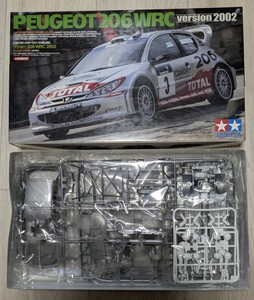 タミヤ　1/24　プジョー　206 WRC 2002 人形２体付き