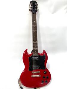 未使用保管品 Epiphone エピフォン SG エレキギター 赤 レッド 弦楽器 ot122305