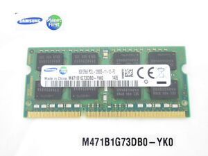 S3630R 【動作確認済み】SAMSUNG ノートPC用メモリ DDR3L-1600 PC3L-12800S 8GB×1枚 M471B1G73DB0-YK0