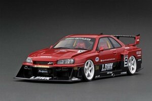 1/18 LB-ER34 Super Silhouette SKYLINE Red/Black#9(ミニカー) 即決落札は送料無料