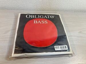 J03#1 コントラバス弦スチール4本セット 送料無料【 OBLIGATO BASS / Pirastro オーケストラ チューニング 】外装ビニールダメージ 241208