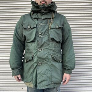 貴重 フルセット 50s カナダ軍 実物 Canadian Army Coat Ecw ヴィンテージ フード ライナー付き パーカー 60s ミリタリー M-65 モッズ M