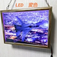 F−14  LED アート フレーム 　Night in TOKYO 2　航空機