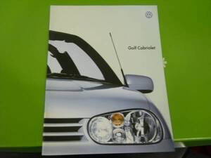 ■VW Golf Cabriolet カタログ 1EAGG