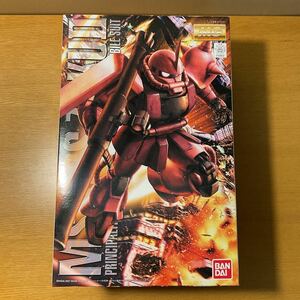 【未組立】MG 1/100 MS-06S ZAKU II ザク II 指揮官用モビルスーツ　シャア専用ザクVer.2.0 マスターグレードモデル　プラモデル　現状品