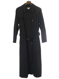 robe de chambre COMME des GARCONS ローブドシャンブル コムデギャルソン 2002SS ウールギャバジントレンチコート ブラック ITMCML7LDUIG