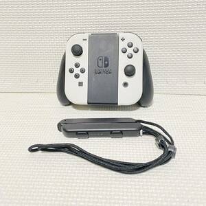 1円☆ ニンテンドースイッチ ジョイコン ホワイト LRセット Nintendo Switch Joy-Con 有機EL 任天堂 グリップ ストラップ コントローラ
