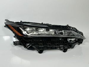 極美品/破損キズなし ハリアー MXUA80 AXUH80 AXUH85 純正 右ヘッドライト ヘッドランプ 右ライト RH LED 81105-48J00 48-232 7S 管理21481