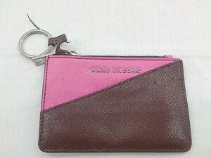 ◇ MARC JACOBS マークジェイコブス M0013340 コイン マルチ ケース ボルドー ピンク系 レディース P