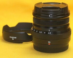 ★一発即決★FUJIFILM純正★XF 16mm F2.8 R WR★おまけ付★高画質★防塵防滴★9枚羽根の円形絞り★ブラック★ミラーレス★