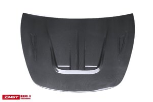 【正規品】CMST Tuning テスラ モデル３ カーボンボンネット / Tesla Model3 Model 3 hood /bonnet-V.1 2019-on