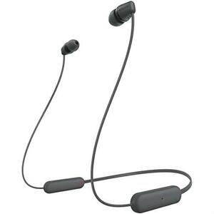 ◆送料無料 ソニー ワイヤレスイヤホン WI-C100:Bluetooth対応/25時間スタミナ/IPX4防滴/DSEE搭載 ブラック WI-C100 BZ 小 売り切れ御免