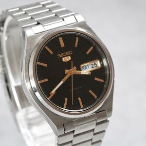 1スタ 1円　SEIKO AUTOMATIC セイコー　自動巻き　腕時計　デイト