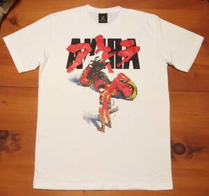 新品 【AKIRA】アキラ プリント Tシャツ 白 XL // 金田 バイク アニメ