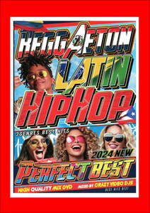 11月最新/ノリな踊りな騒ぎな☆REGGAETON LATIN HIPHOP PERFECT BEST 2024/DVD3枚組/全126曲