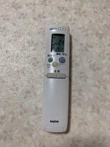 SANYO サンヨー RCS-SR1 エアコンリモコン 中古品 赤外線確認済 ☆全国送料一律210円 簡易清掃済♪