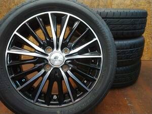 ★超美品!! VERTEC VR-5+22年製 BS NEXTRY 165/55R14 4本SET!!★ワゴンR パレット スペーシア タント ムーヴ N-BOX N-WGN 軽自動車★